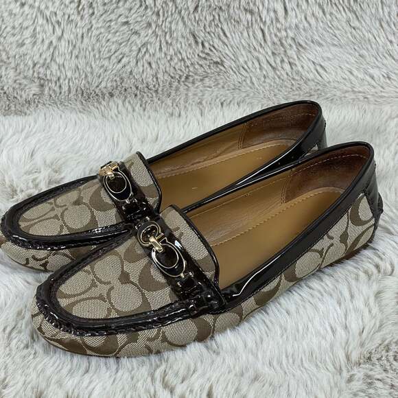 Coach Fortunata Signature Loafers, - Picture 2 of 9